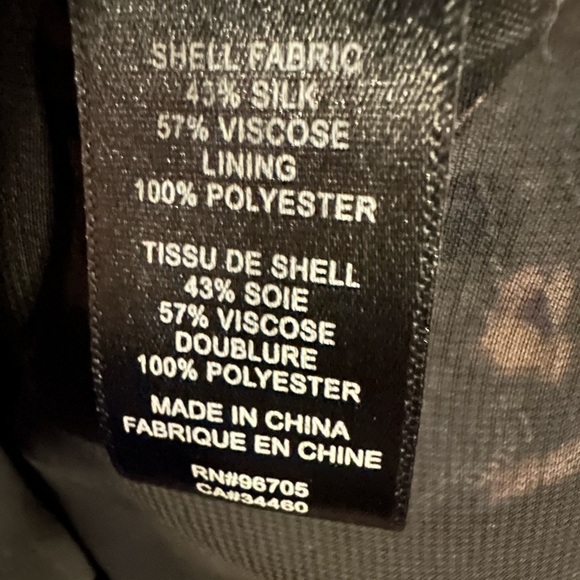 Rebecca Taylor Elegant Black and Pink Patterned Dress size 6 - Picture 11 of 11